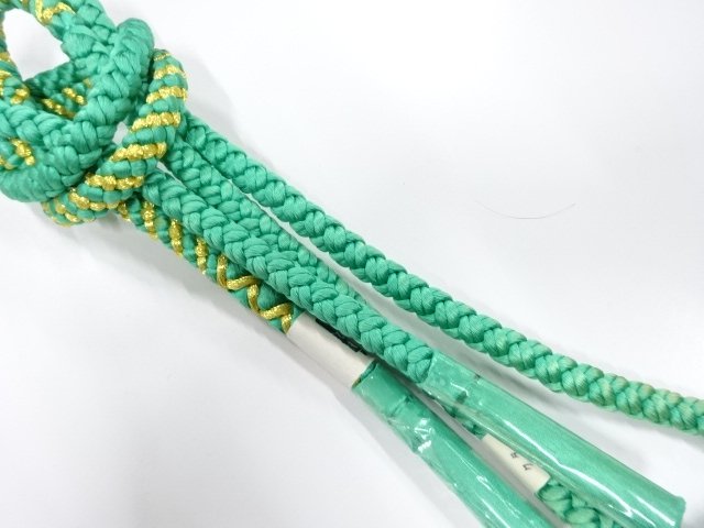 未使用品　正絹　手組帯締め